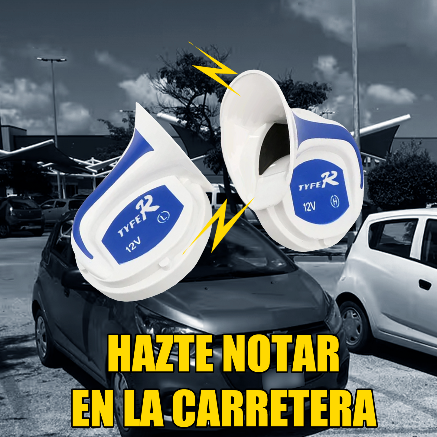 KIT X 2 DE BOCINAS ECO-MULTISONIDOS de 12V