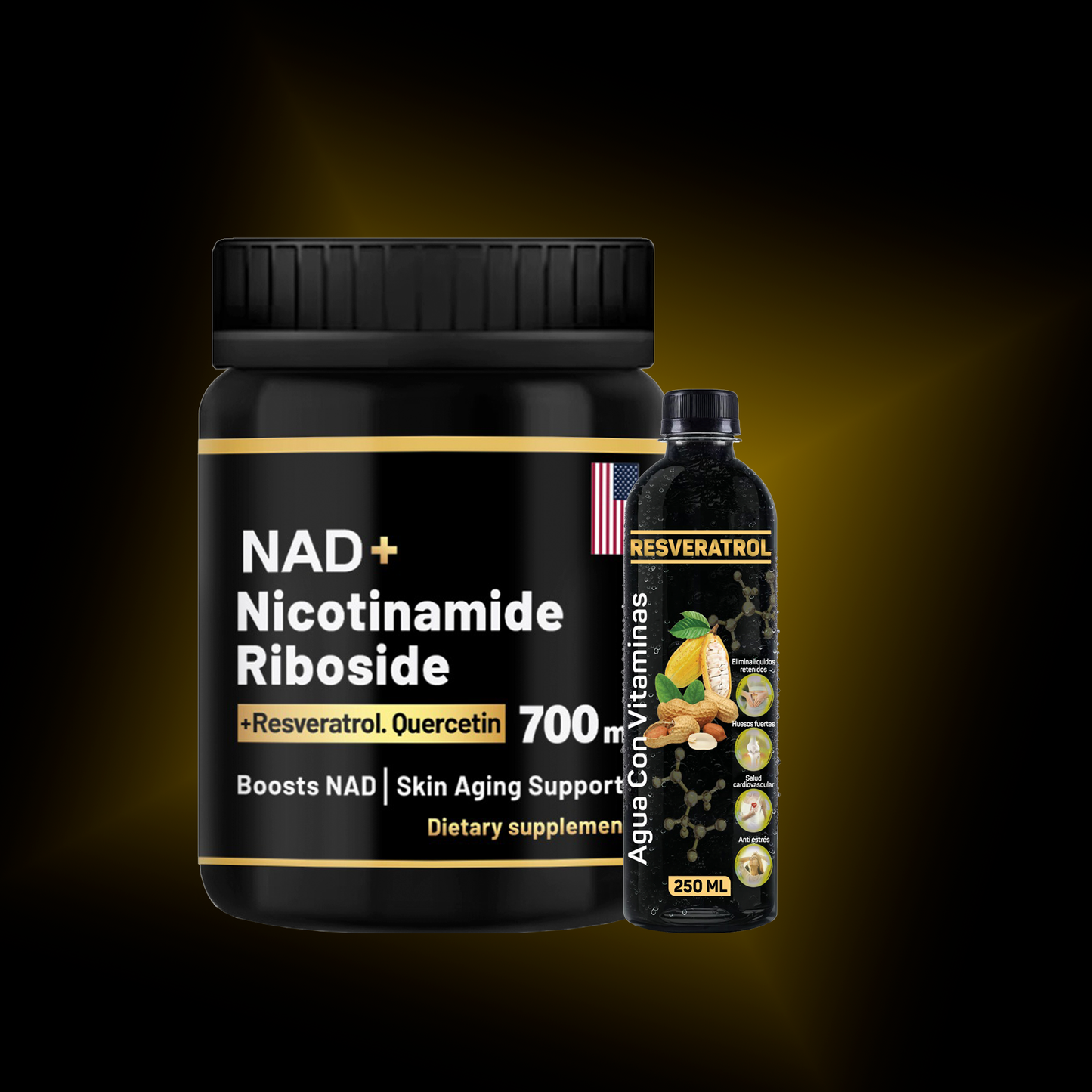 NAD+ más Resveratrol