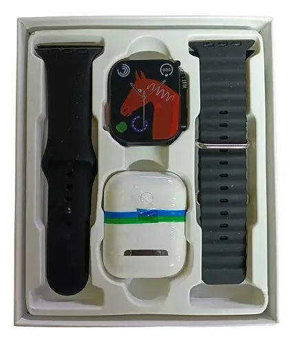 RELOJ INTELIGENTE + AUDIFONOS
