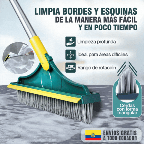 ESCOBA DE LIMPIEZA 3 EN 1