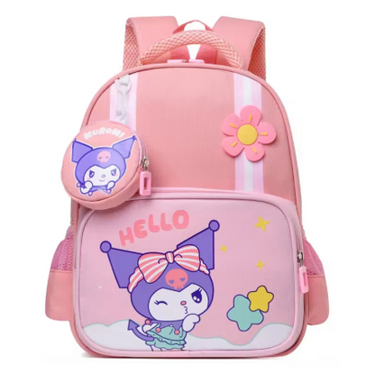 Mochila para niños Kuromi dibujos animados