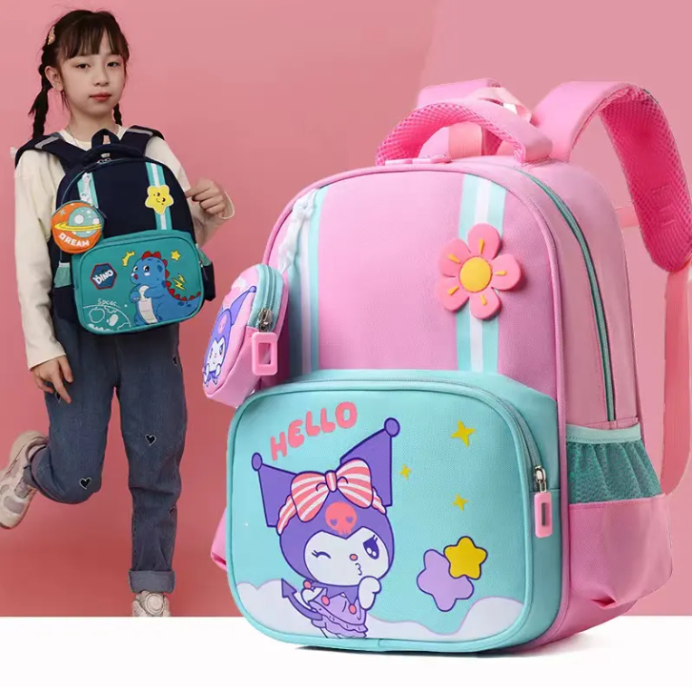 Mochila para niños Kuromi dibujos animados