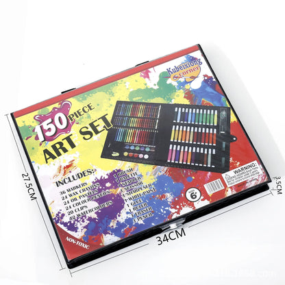 Set de 150 piezas artísticas para dibujar y pintar